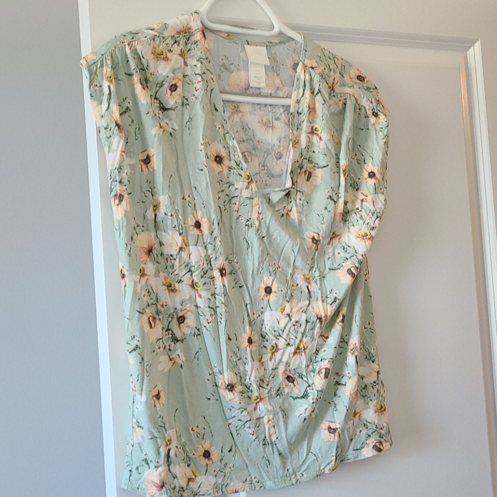 H&M Floral Top XS